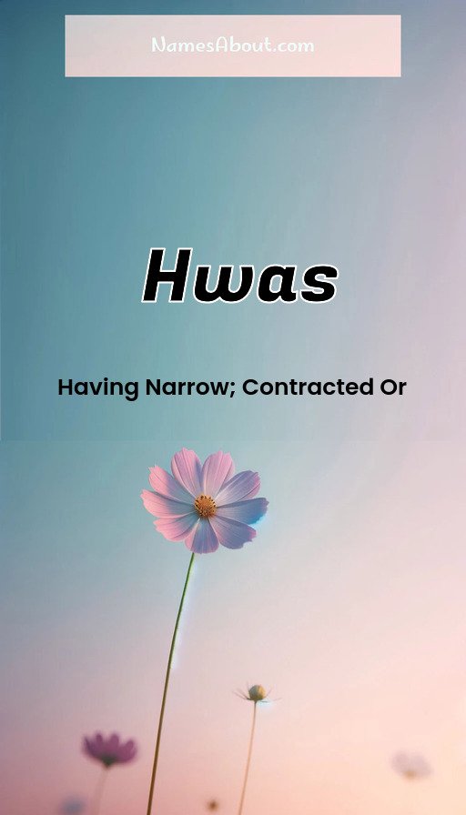 Meaning of Hwas
