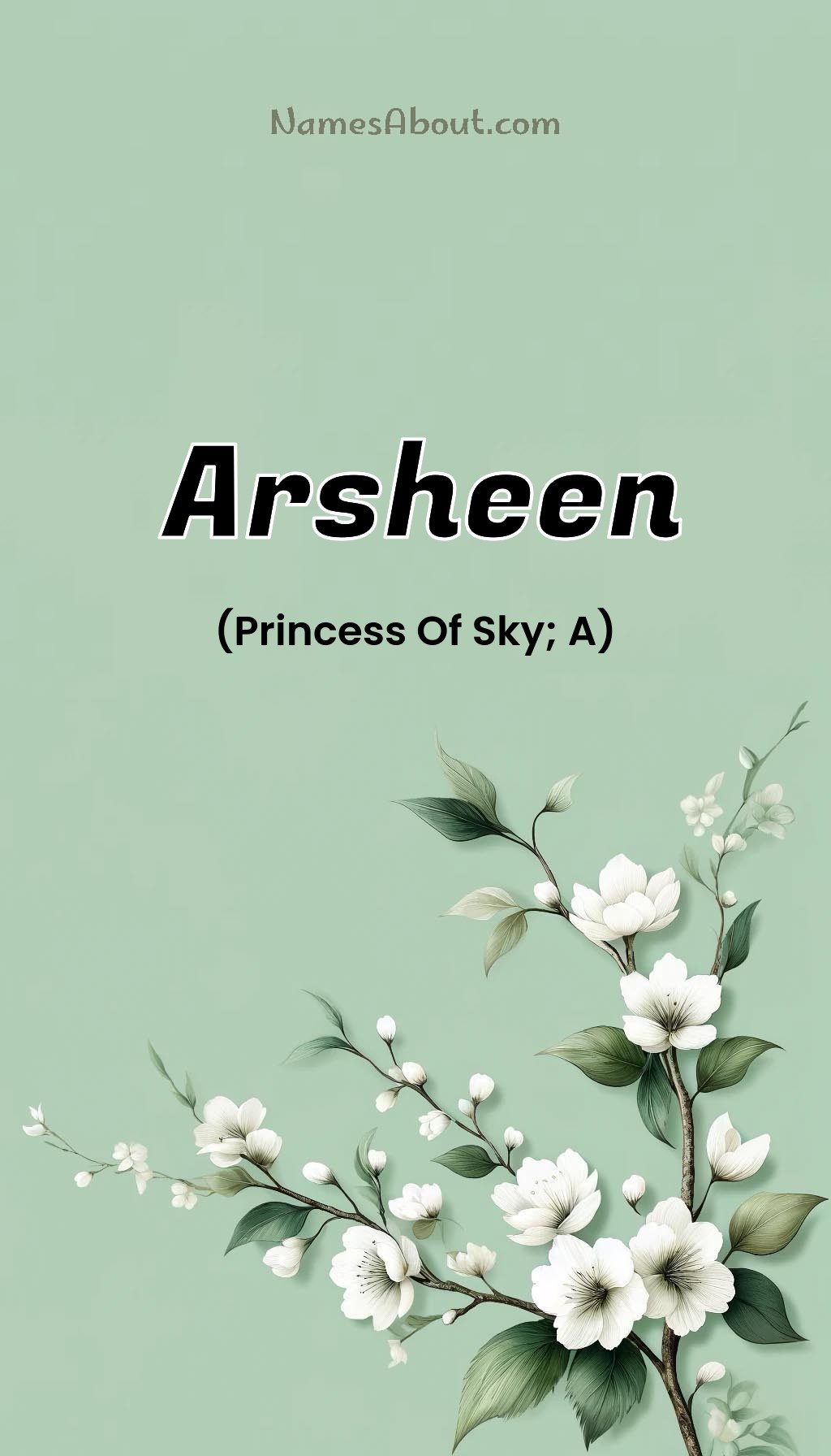 Arsheen name and meaning