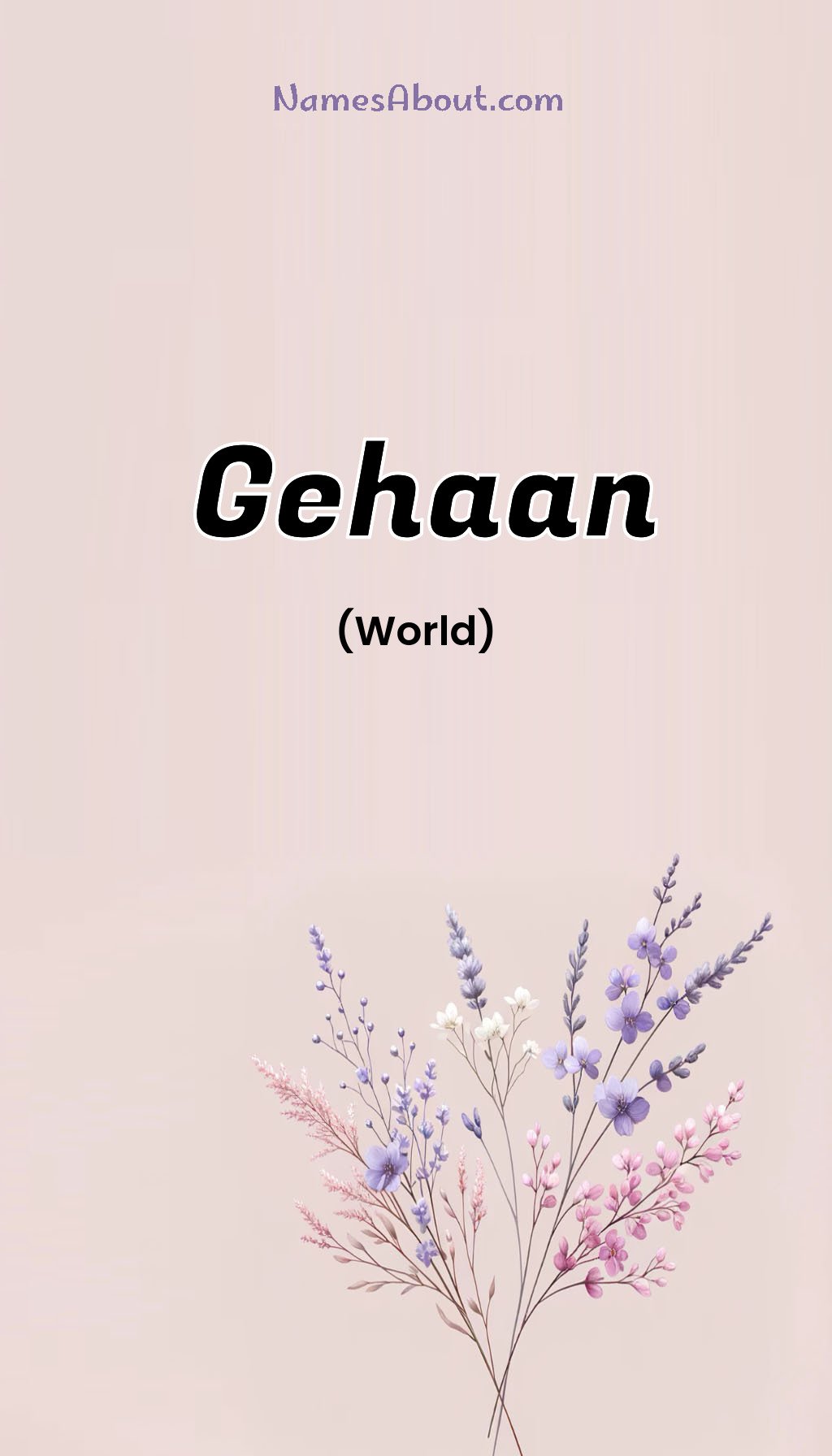 Gehaan name and meaning