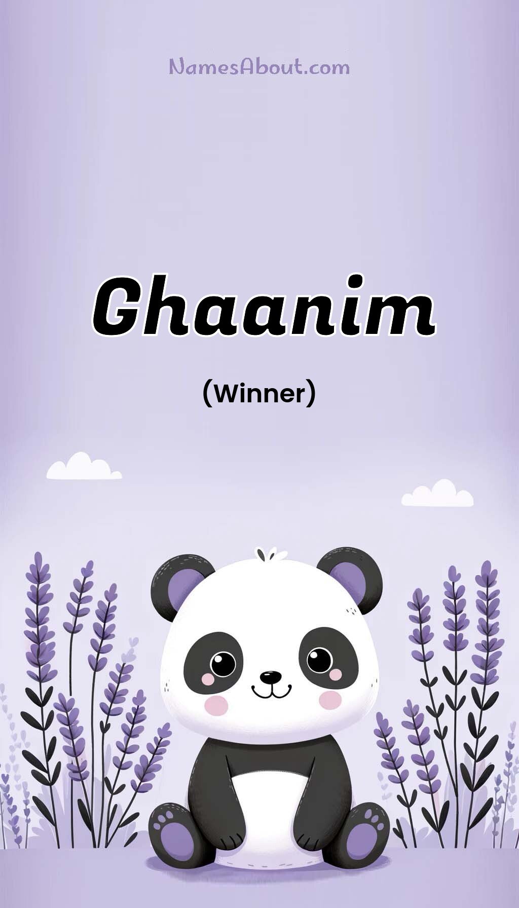 Ghaanim name and meaning