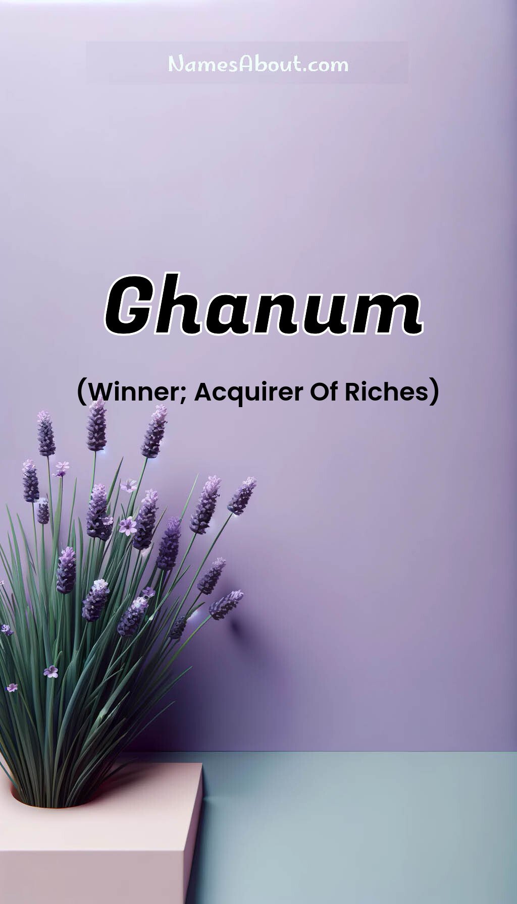 Ghanum name and meaning