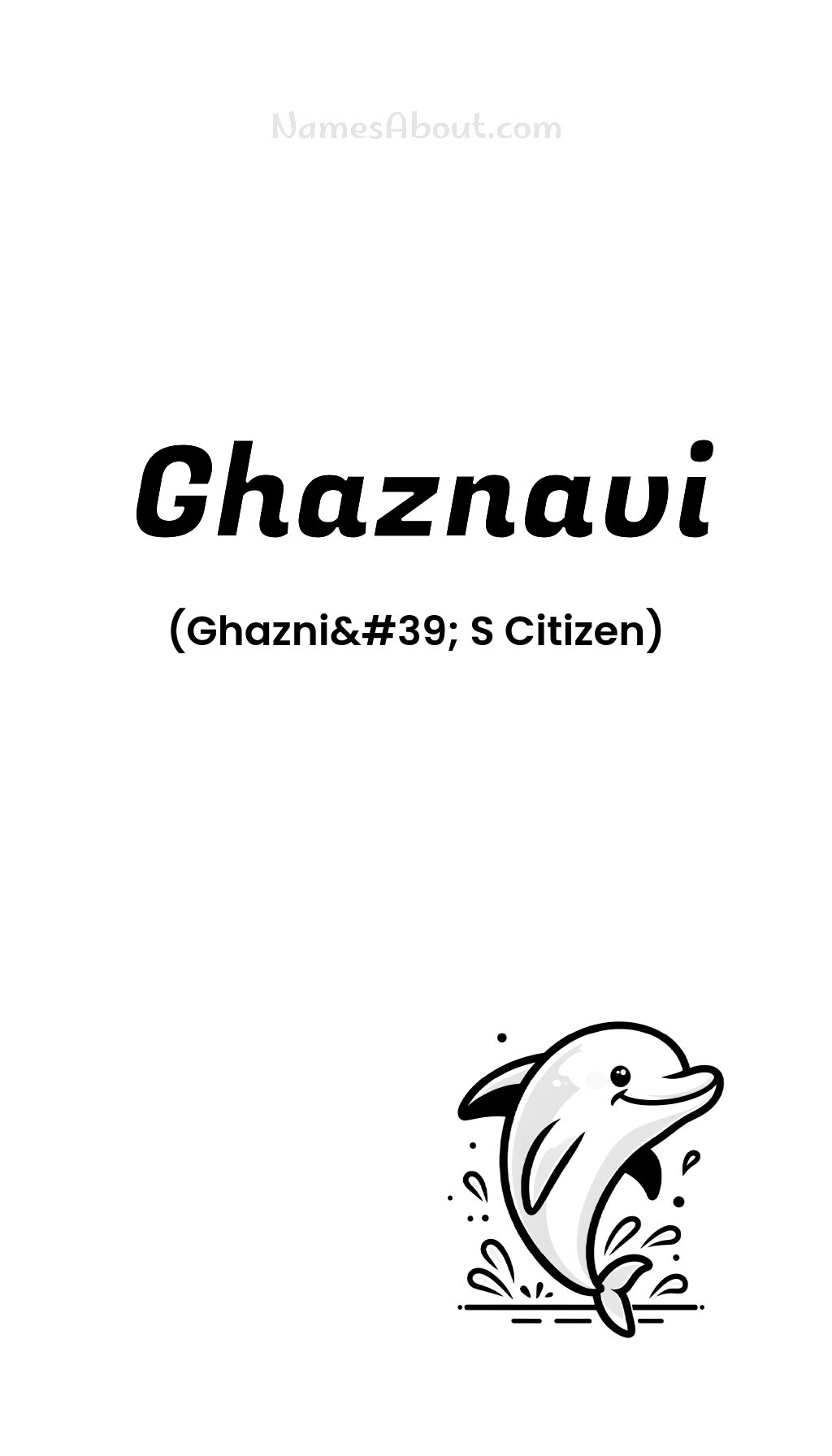 Ghaznavi name and meaning