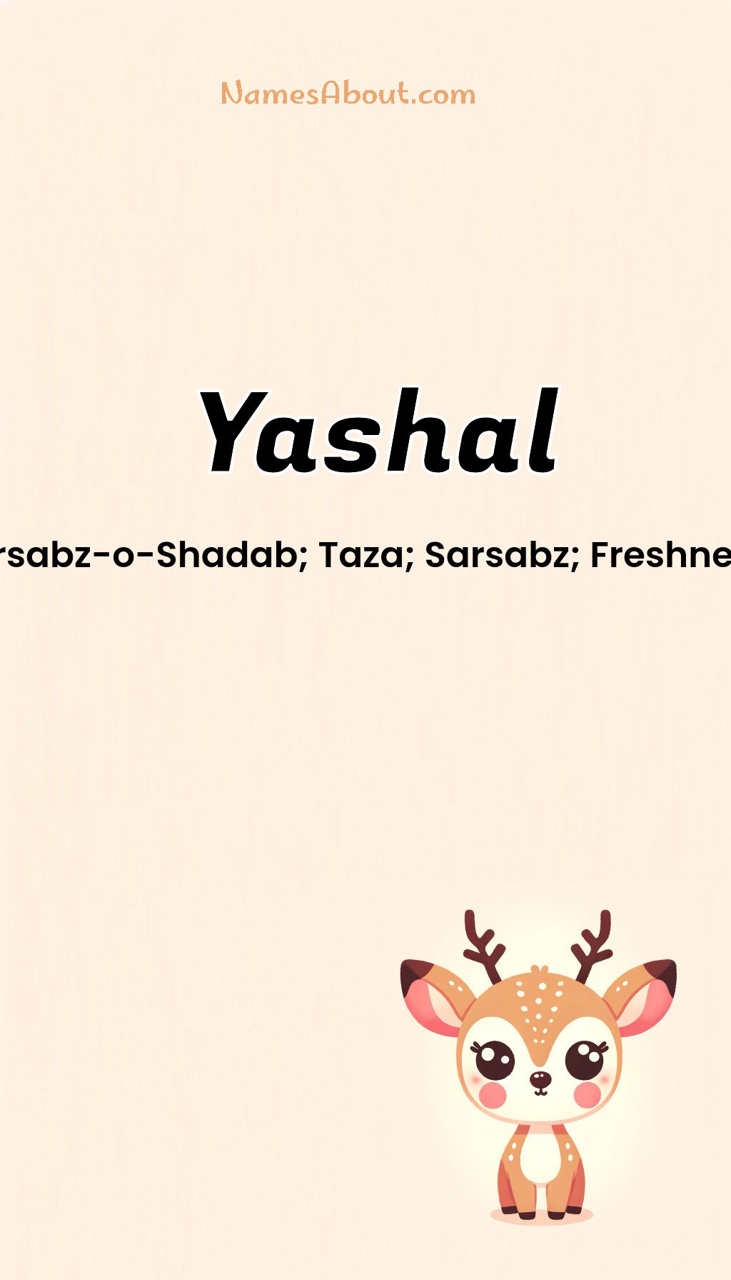 Yashal name and meaning