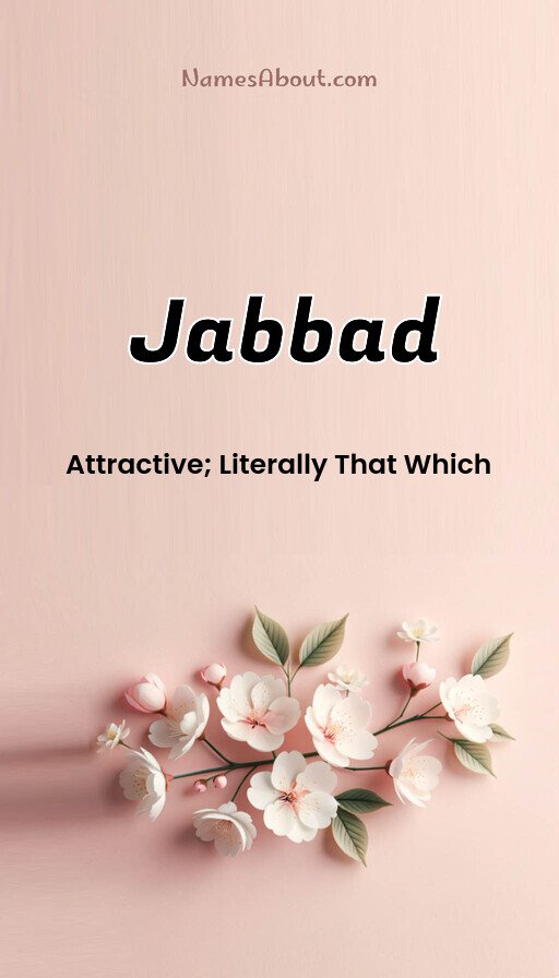 Meaning of Jabbad
