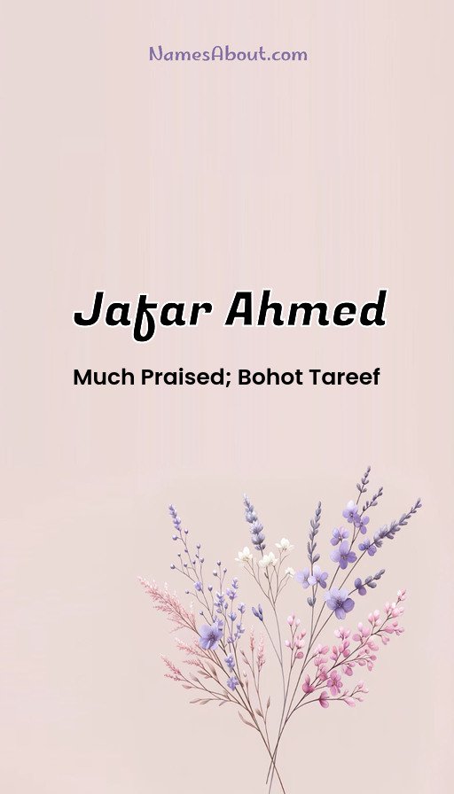 Meaning of Jafar ahmed