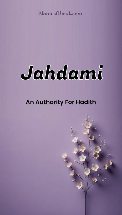 Meaning of Jahdami