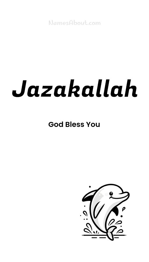 Meaning of Jazakallah