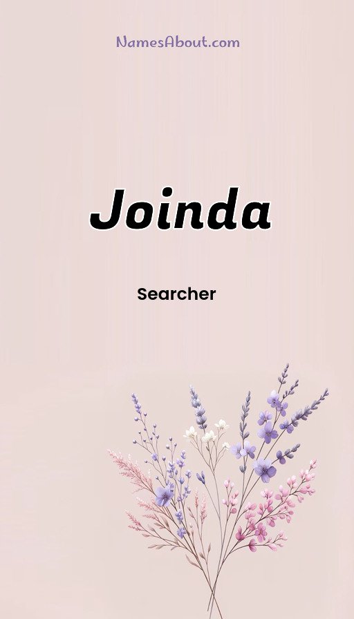 Meaning of Joinda