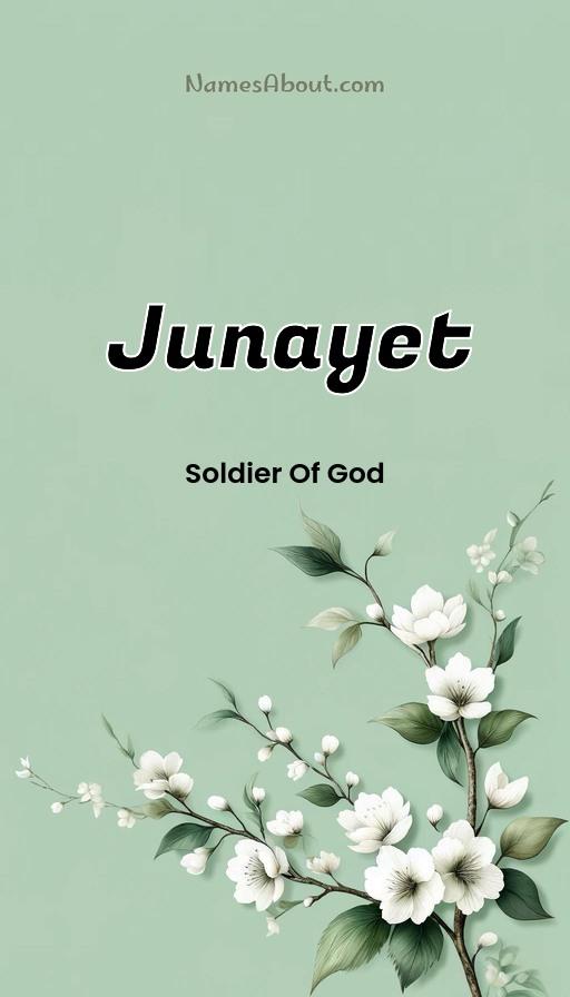 Junayet name and meaning