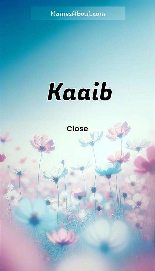 Kaaib name and meaning