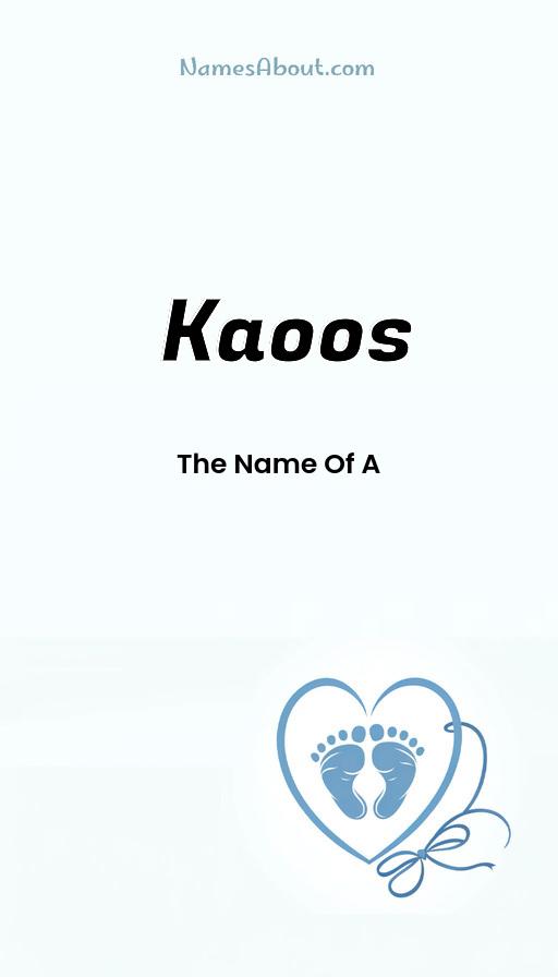 Illustration of Kaoos