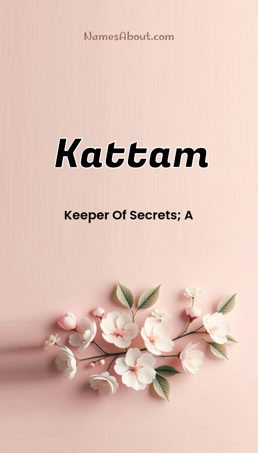 Meaning of Kattam