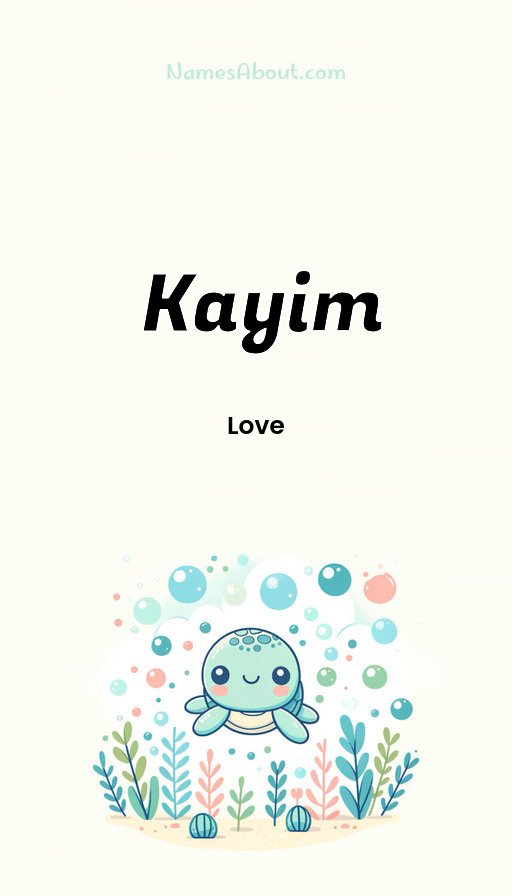 Meaning of Kayim