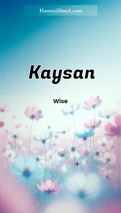 Meaning of Kaysan