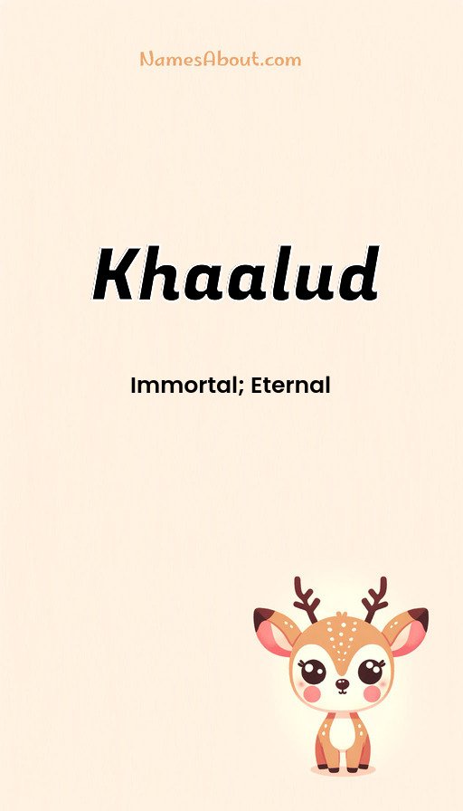 Meaning of Khaalud