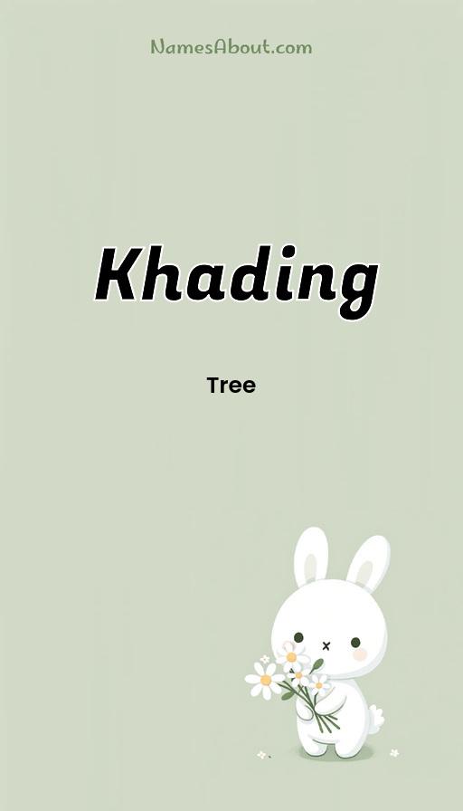 Khading name and meaning