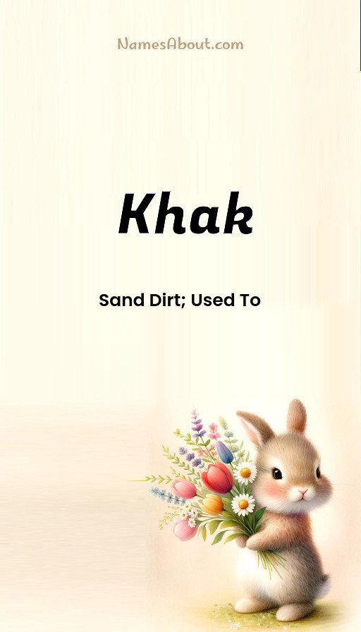 Meaning of Khak