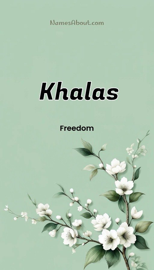 Meaning of Khalas