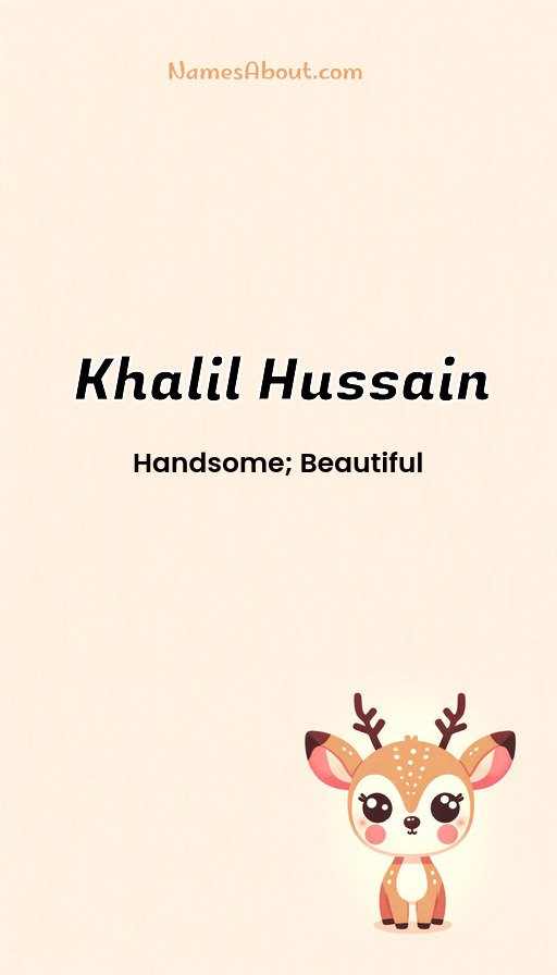 Meaning of Khalil Hussain