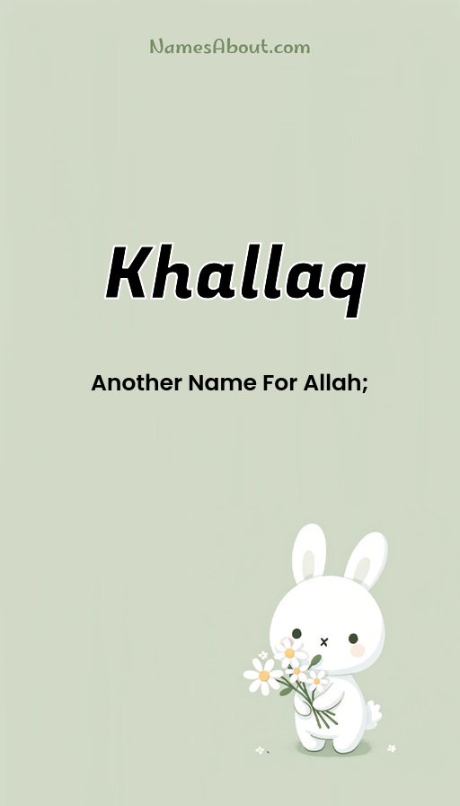 Meaning of Khallaq