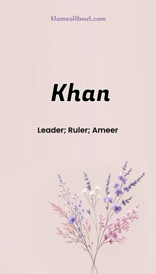 Meaning of Khan