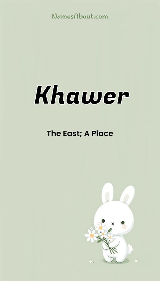 Illustration of Khawer