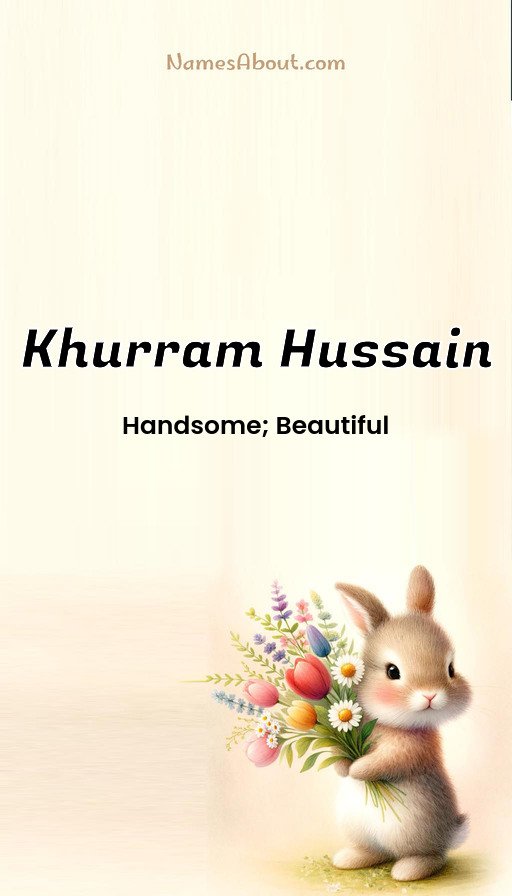 Meaning of Khurram hussain