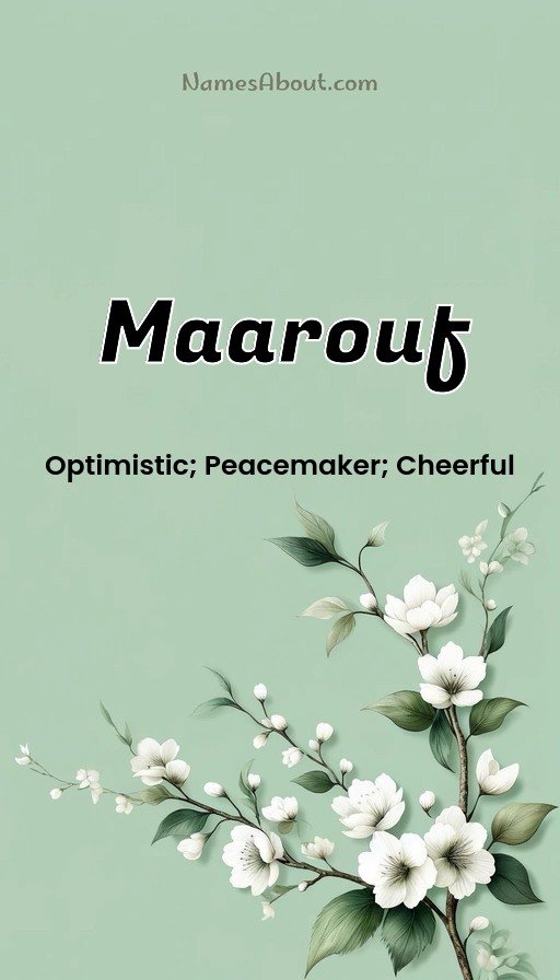 Meaning of Maarouf