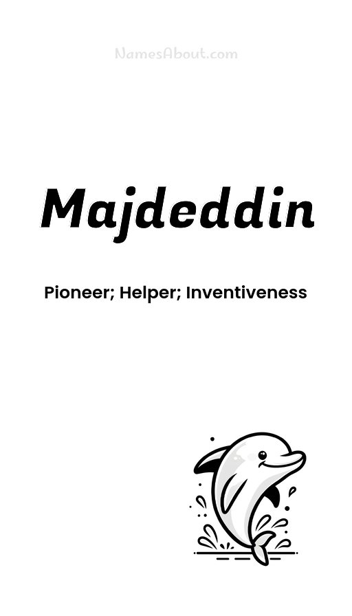 Meaning of Majdeddin