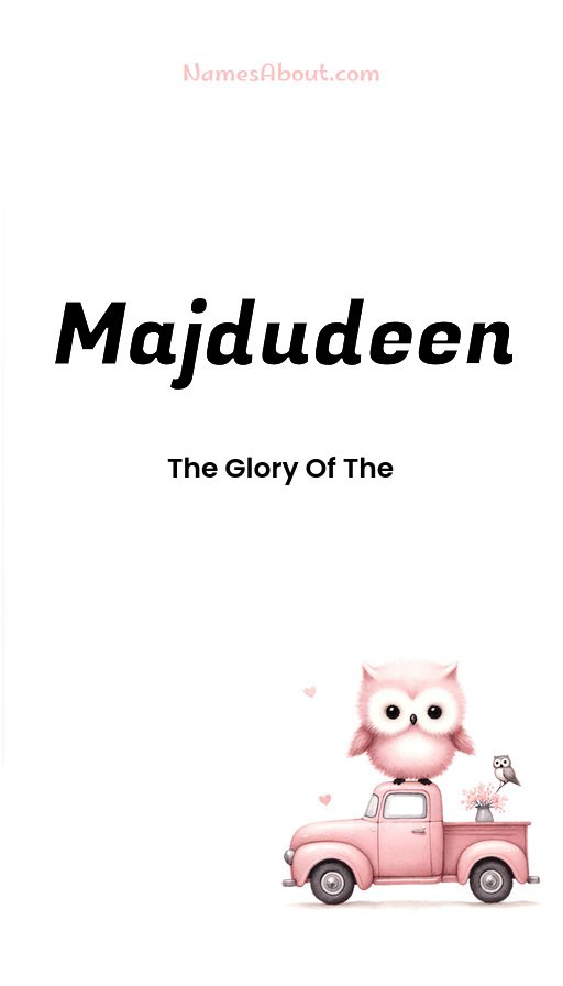 Meaning of Majdudeen
