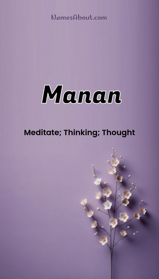 Meaning of Manan