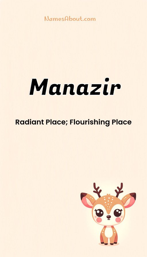 Meaning of Manazir