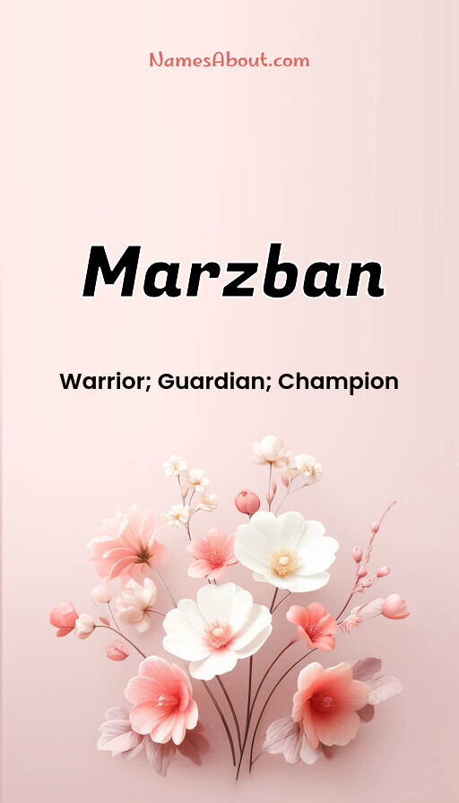 Meaning of Marzban