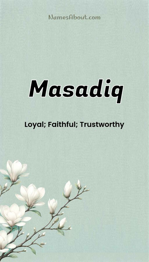 Meaning of Masadiq
