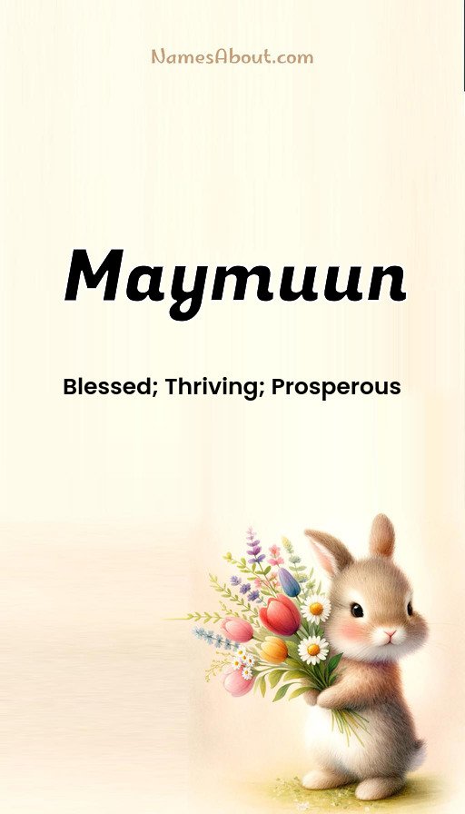 Meaning of Maymuun