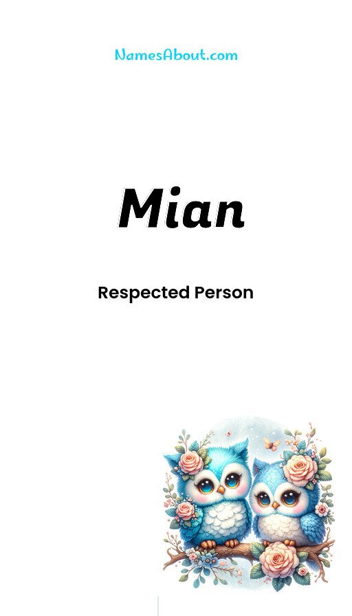 Meaning of Mian