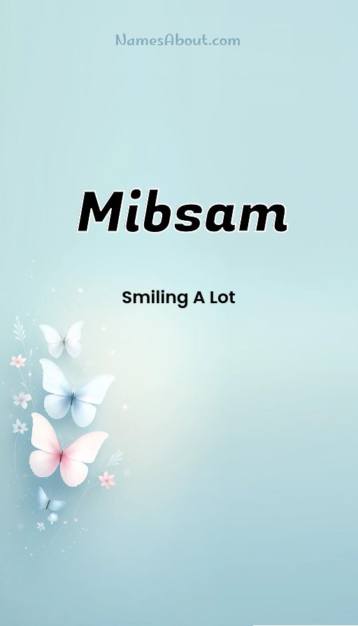 Meaning of Mibsam