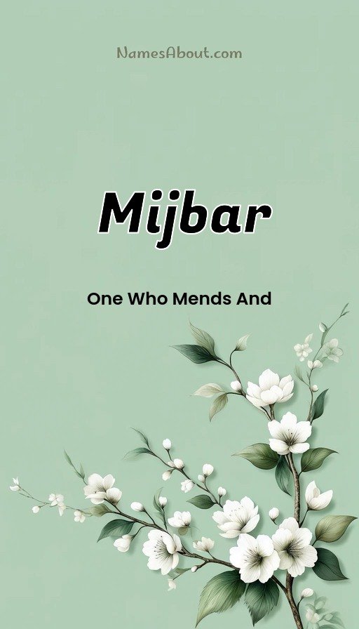 Meaning of Mijbar