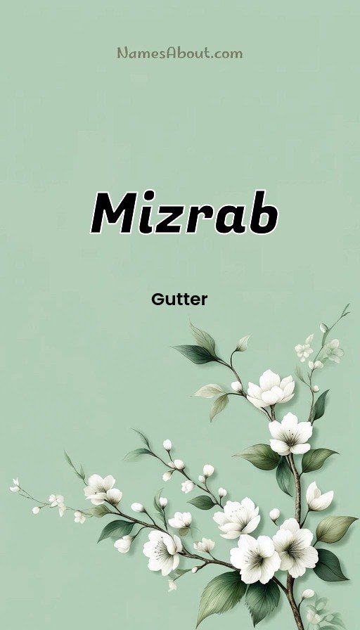 Meaning of Mizrab