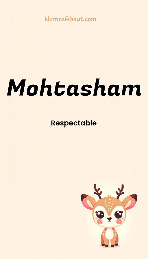 Meaning of Mohtasham