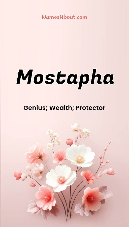 Meaning of Mostapha