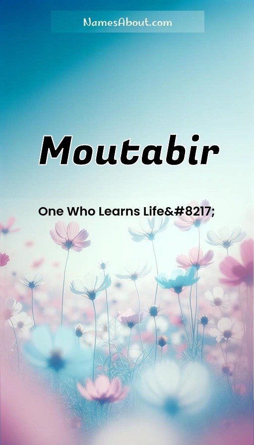 Meaning of Moutabir