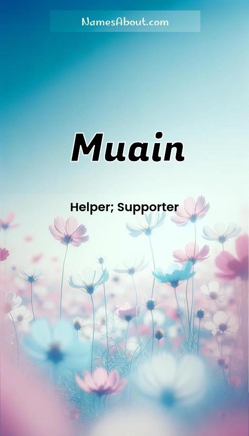 Meaning of Muain