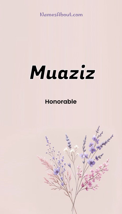 Meaning of Muaziz