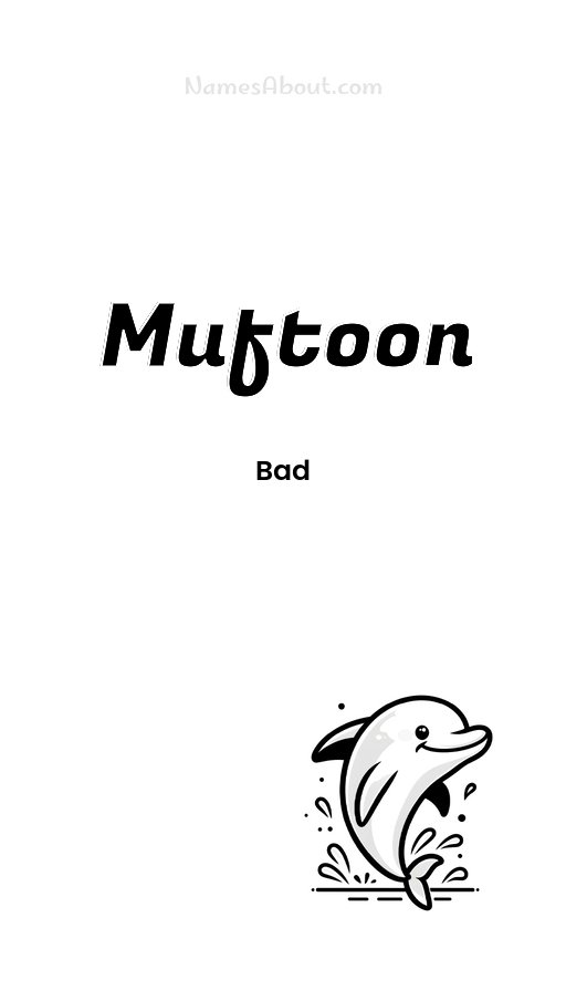 Meaning of Muftoon