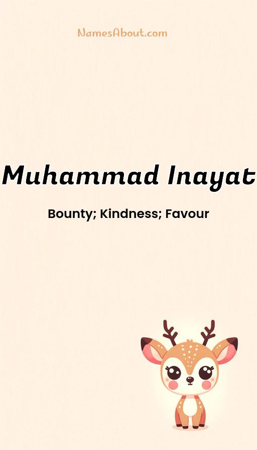 Muhammad Inayat name and meaning