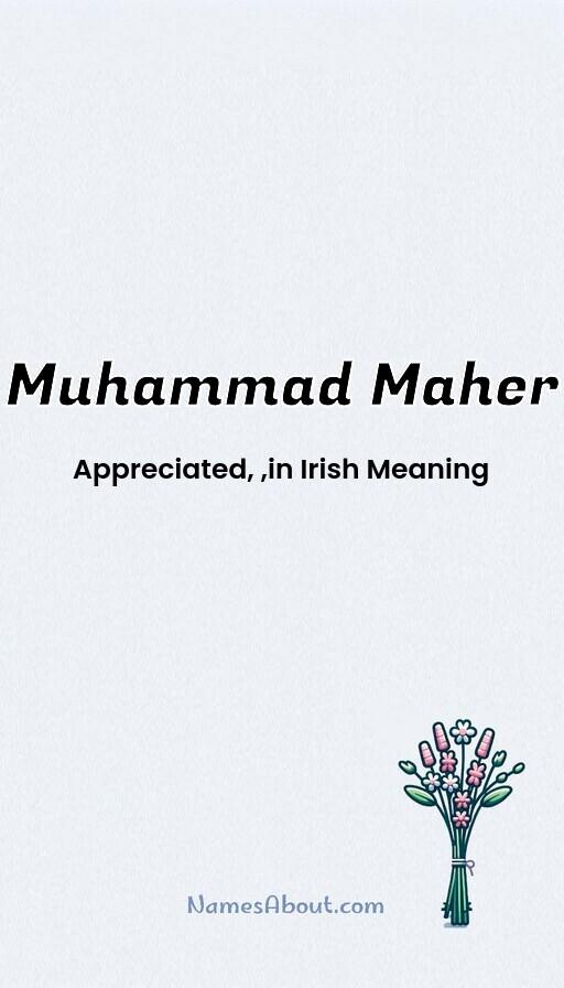 Muhammad Maher name and meaning