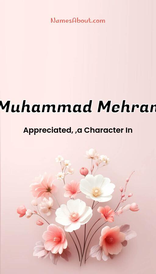 Muhammad Mehran name and meaning