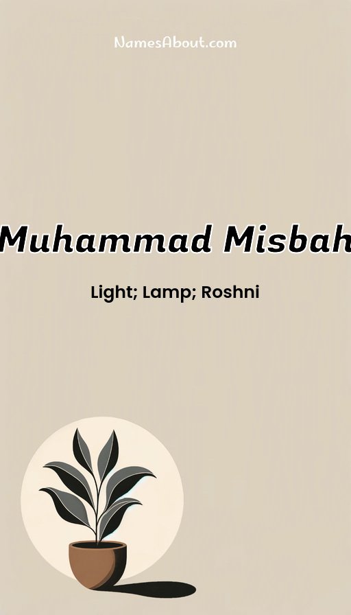 Meaning of Muhammad misbah