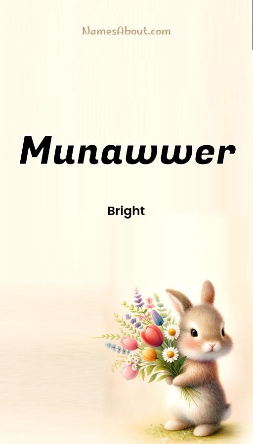 Munawwer name and meaning